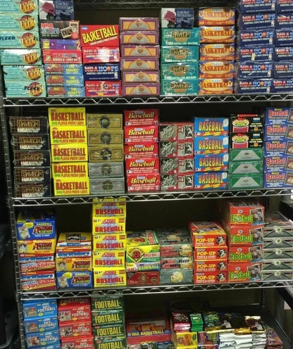 300 Unopened Vintage NFL Football Cards in Factory Sealed Wax Packs